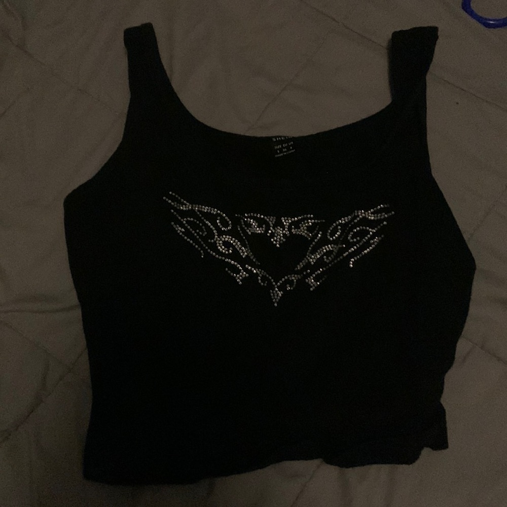 Shein cropped tank, size small, decent condition